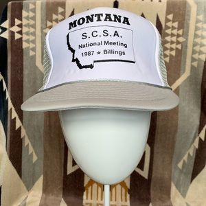 Vintage rope trucker hat